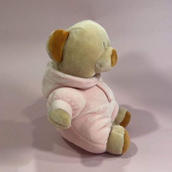 Ty Baby Collection PJ Bear Plush Toy Pink Hooded Pajamas 8" No tags attached - Picture 2 of 7